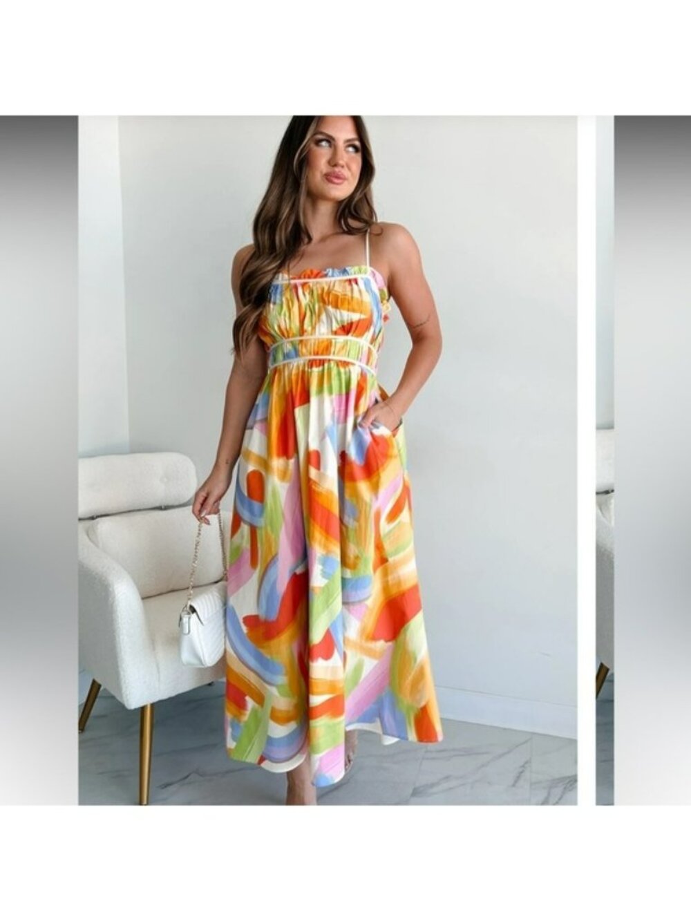 Nanamacs Printed Maxi Dress